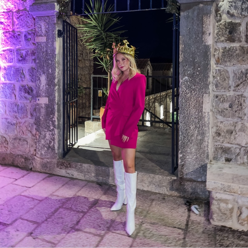 Pink Zara blazer dress! Only worn once for my birthday! - Picture 5 of 7